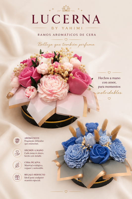 Set de 2 Ramos Aromáticos de Cera
