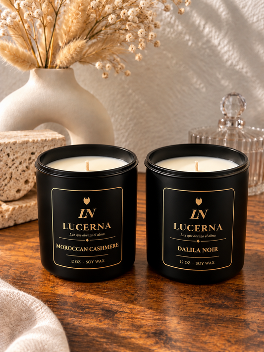 Set de 2 Velas – Black Collection