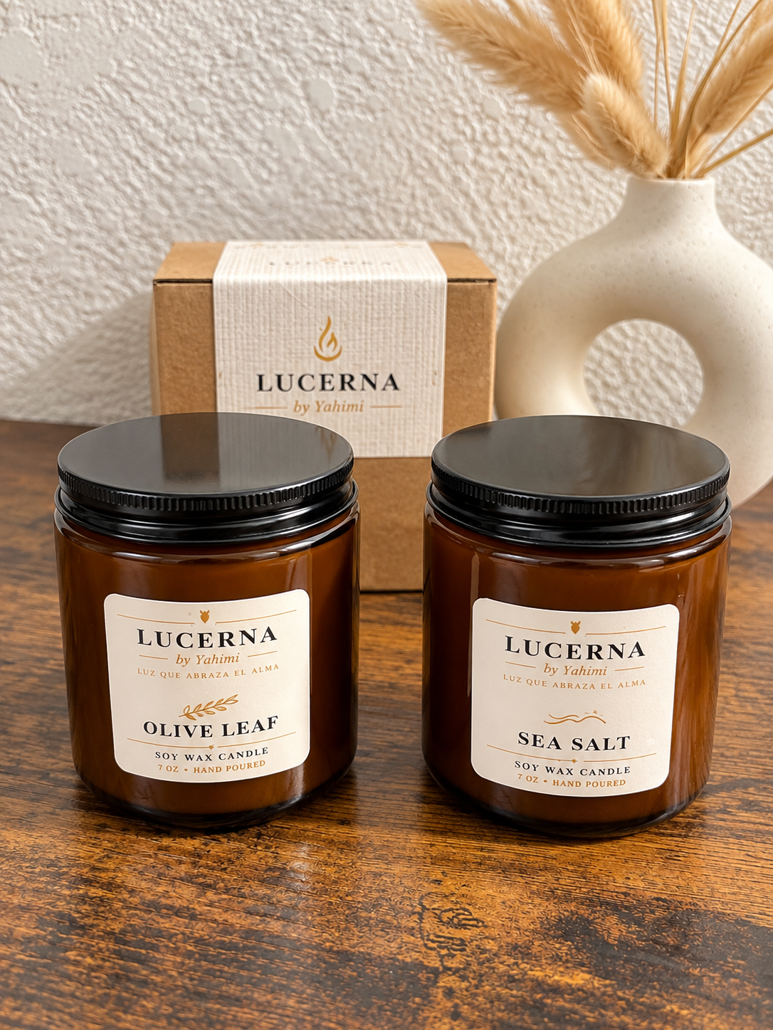 Set de 2 Velas – Amber Collection