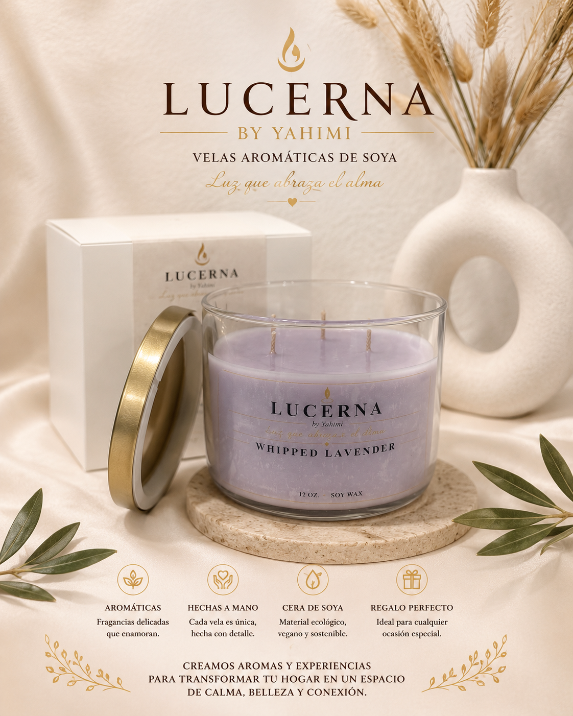 🤍 Three Wick Collection | 12 oz Soy Candle